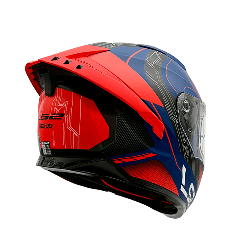 Casco LS2 806 Fusion Nexus Negro / Azul / Mate
